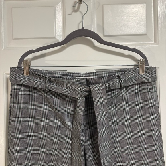 LOFT Wide Leg Houndstooth Pants - Picture 3 of 6